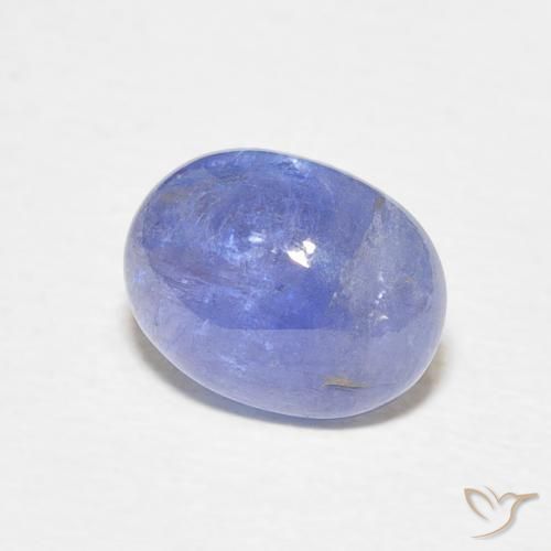 Tanzanite Intenso Viola Blu naturale da 2.57 ct, Ovale, Traslucido