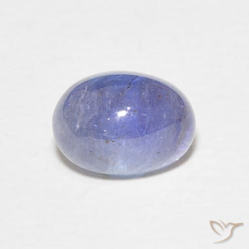 1.83ct Naturale Intenso Viola Blu Tanzanite, Ovale, Traslucido