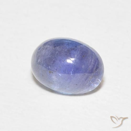Tanzanite Intenso Viola Blu naturale da 1.83 ct, Ovale, Traslucido