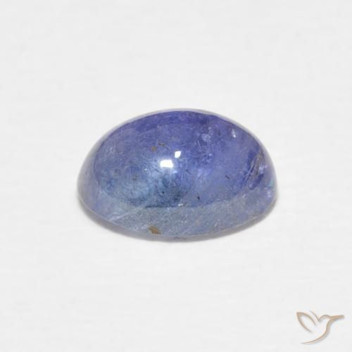 Tanzanite Intenso Viola Blu naturale da 1.83 ct, Ovale, Traslucido