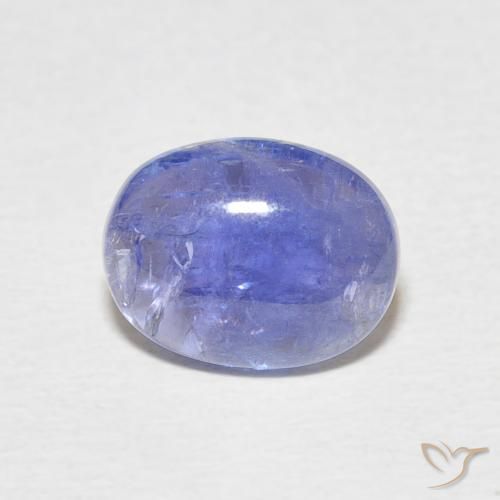 2.88ct Naturale Intenso Viola Blu Tanzanite, Ovale, Trasparente