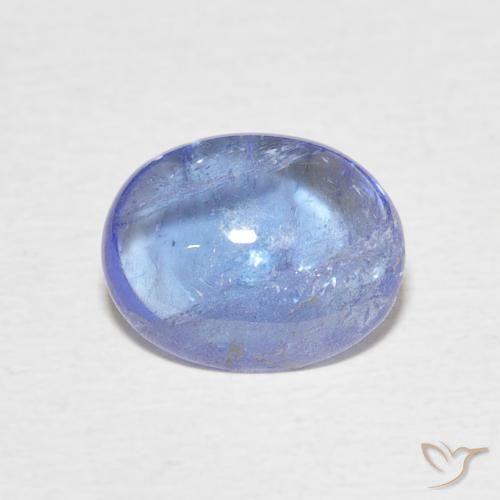 2.87ct Naturale Viola blu chiaro Tanzanite, Ovale, Trasparente