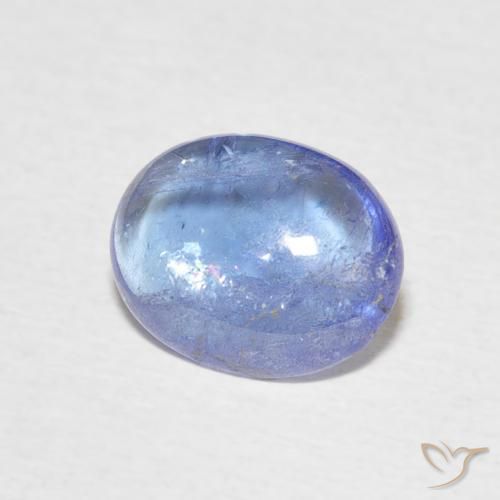 Tanzanite Viola blu chiaro naturale da 2.87 ct, Ovale, Trasparente