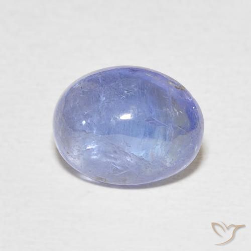 3.32ct Naturale Blu scuro Tanzanite, Ovale, Trasparente