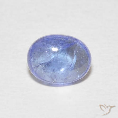 1.57ct Naturale Blu scuro Tanzanite, Ovale, Trasparente