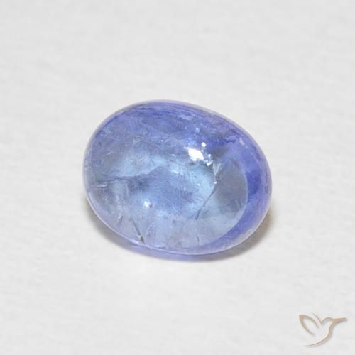 Tanzanite Blu scuro naturale da 1.57 ct, Ovale, Trasparente