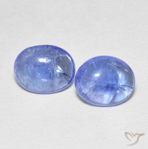 5.66ctw Naturale Intenso Viola Blu Tanzanite, Ovale, Trasparente