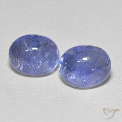 7.21ctw Naturale Intenso Viola Blu Tanzanite, Ovale, Trasparente