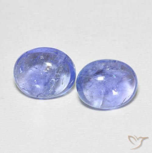 6.05ctw Naturale Intenso Viola Blu Tanzanite, Ovale, Trasparente