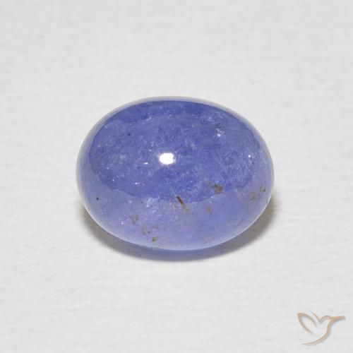 3.04ct Naturale Intenso Viola Blu Tanzanite, Ovale, Traslucido