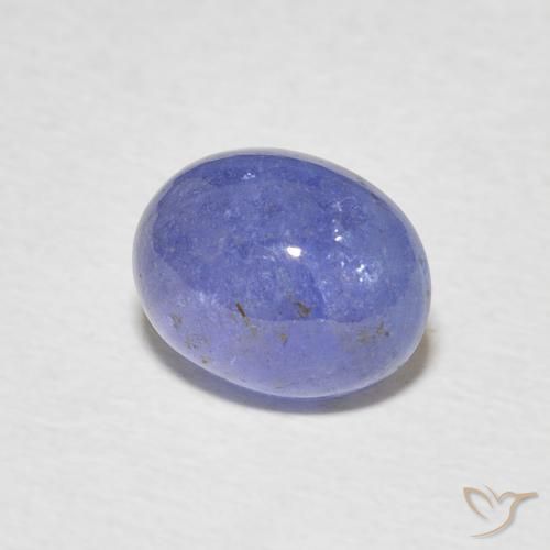 Tanzanite Intenso Viola Blu naturale da 3.04 ct, Ovale, Traslucido