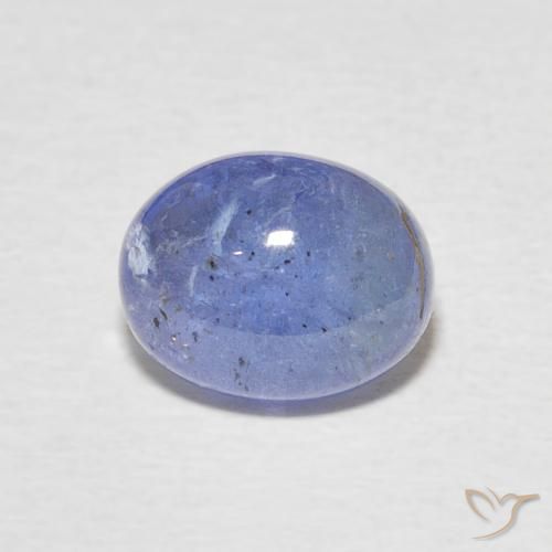 3.21ct Naturale Intenso Viola Blu Tanzanite, Ovale, Traslucido