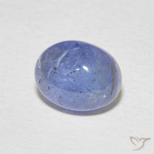 Tanzanite Intenso Viola Blu naturale da 3.21 ct, Ovale, Traslucido