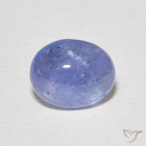 3.56ct Naturale Intenso Viola Blu Tanzanite, Ovale, Trasparente