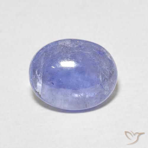3.09ct Naturale Intenso Viola Blu Tanzanite, Ovale, Trasparente