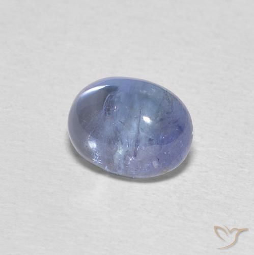 Tanzanite Viola blu chiaro naturale da 1.76 ct, Ovale, Trasparente