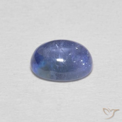 Tanzanite Viola blu chiaro naturale da 1.76 ct, Ovale, Trasparente