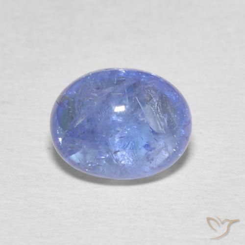 2.86ct Naturale Azzurro Tanzanite, Ovale, Trasparente