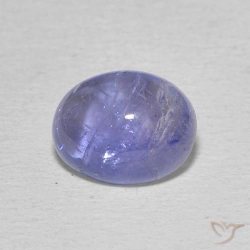 2.89ct Naturale Intenso Viola Blu Tanzanite, Ovale, Trasparente
