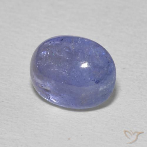 Tanzanite Intenso Viola Blu naturale da 3.31 ct, Ovale, Trasparente