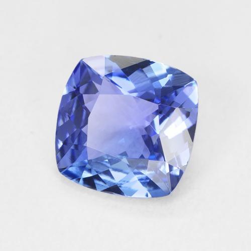 Tanzanite Blue violetto scuro naturale da 2.15 ct, Cuscino, VVS-VS
