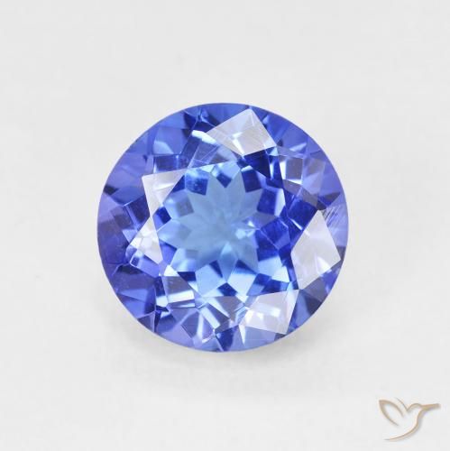 2.07ct Naturale Blu intenso Tanzanite, Rotondo, VVS