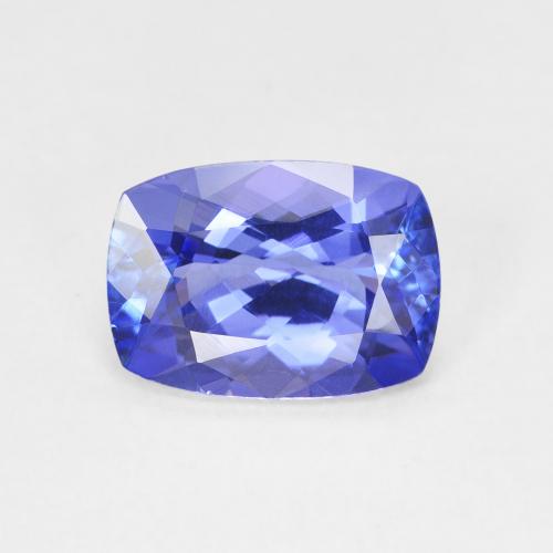 2.47ct Naturale Blue violetto scuro Tanzanite, Cuscino, VVS