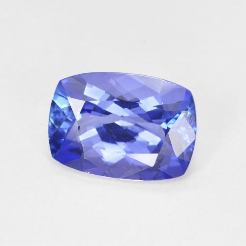 Tanzanite Blue violetto scuro naturale da 2.47 ct, Cuscino, VVS