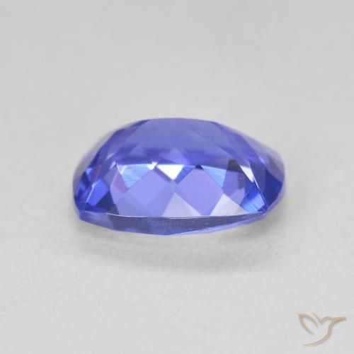 Tanzanite Blu scuro naturale da 2.04 ct, Cuscino, VVS