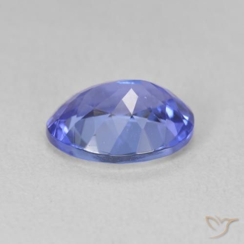 Tanzanite Intenso Viola Blu naturale da 1.95 ct, Ovale, VVS-VS