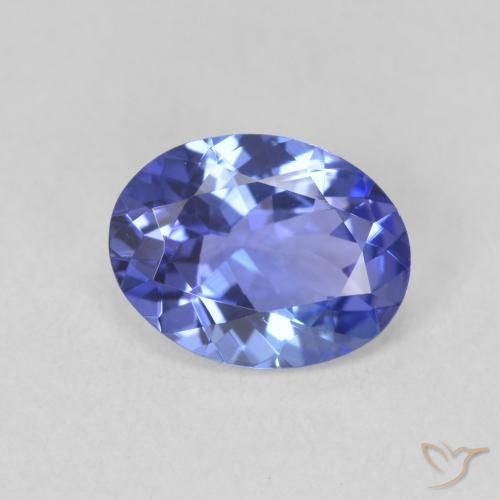 Tanzanite Blu naturale da 1.64 ct, Ovale, VVS
