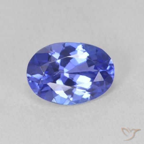 1.33ct Naturale Blue violetto scuro Tanzanite, Ovale, VVS