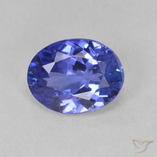1.88ct Naturale Blue violetto scuro Tanzanite, Ovale, VVS