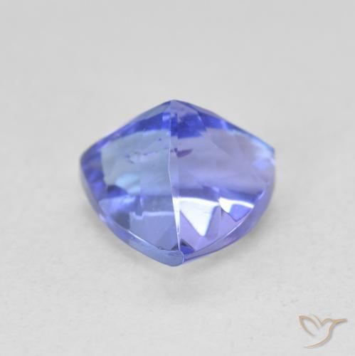 Tanzanite naturale blu da 1,53 ct, trillion, VVS