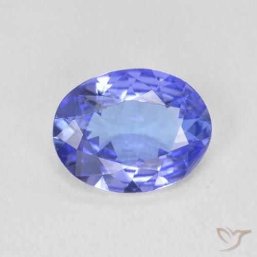 1.61ct Naturale Blue violetto scuro Tanzanite, Ovale, VVS