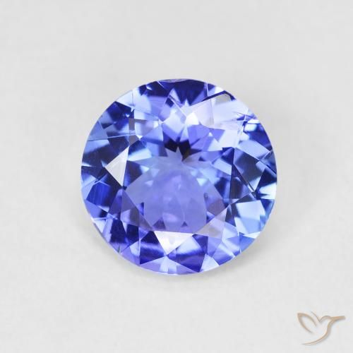 1.69ct Naturale Blu intenso Tanzanite, Rotondo, VVS-VS