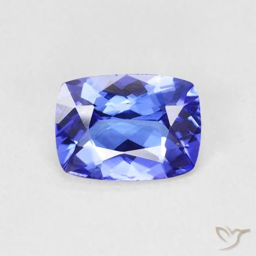 1.33ct Naturale Blu intenso Tanzanite, Cuscino, VVS-VS
