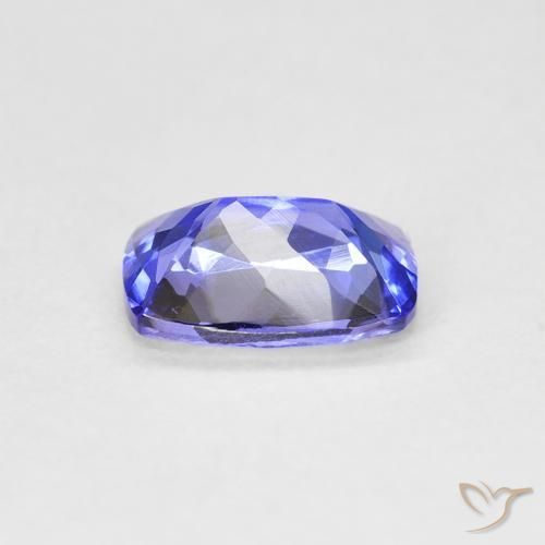 Tanzanite Blu intenso naturale da 1.33 ct, Cuscino, VVS-VS