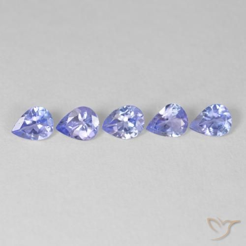 1.43ctw Naturale Blu scuro Tanzanite, Forma a pera, VVS-VS