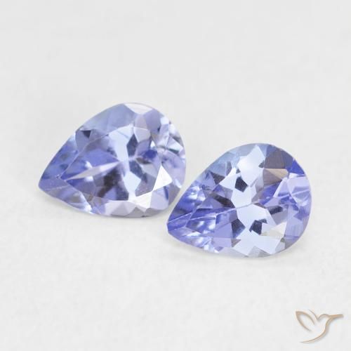 0.63ctw Naturale Blu intenso Tanzanite, Forma a pera, VVS-VS