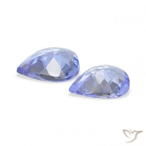 Gemme di Tanzanite Viola Blu naturale da 0.52 ct, Forma a pera, VS