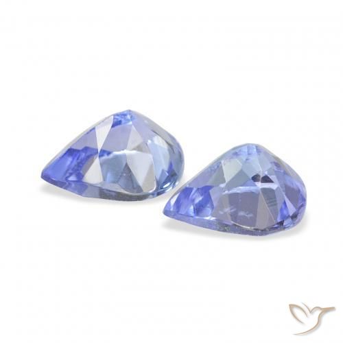 Gemme di Tanzanite Azzurro naturale da 0.65 ct, Forma a pera, VS