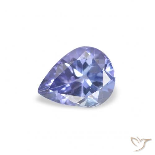0.34ct Naturale Azzurro Tanzanite, Forma a pera, VS