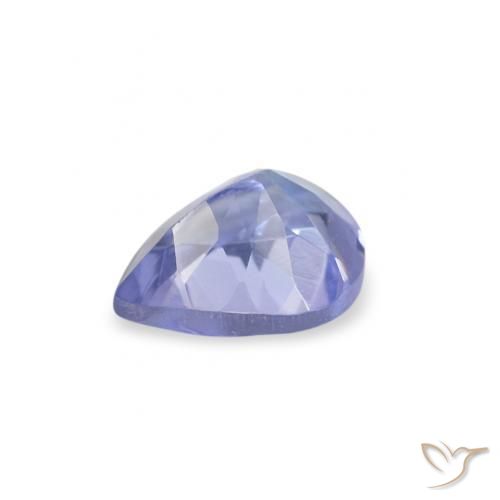 Tanzanite Azzurro naturale da 0.34 ct, Forma a pera, VS