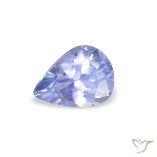 0.36ct Naturale Azzurro Tanzanite, Forma a pera, VS