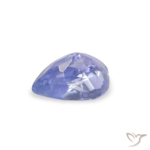 Tanzanite Azzurro naturale da 0.36 ct, Forma a pera, VS