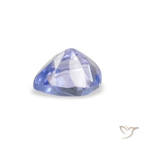 Tanzanite Blu pastello naturale da 0.33 ct, Forma a pera, VS