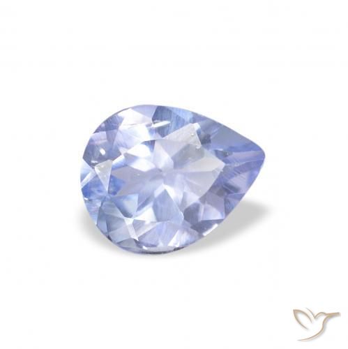 Tanzanite Azzurro naturale da 0.37 ct, Forma a pera, VS