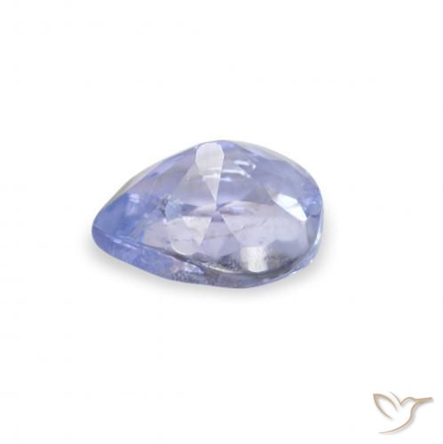 Tanzanite Azzurro naturale da 0.37 ct, Forma a pera, VS