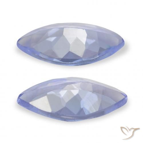 Gemme di Tanzanite Azzurro naturale da 0.69 ct, Taglio marquise, VVS-VS